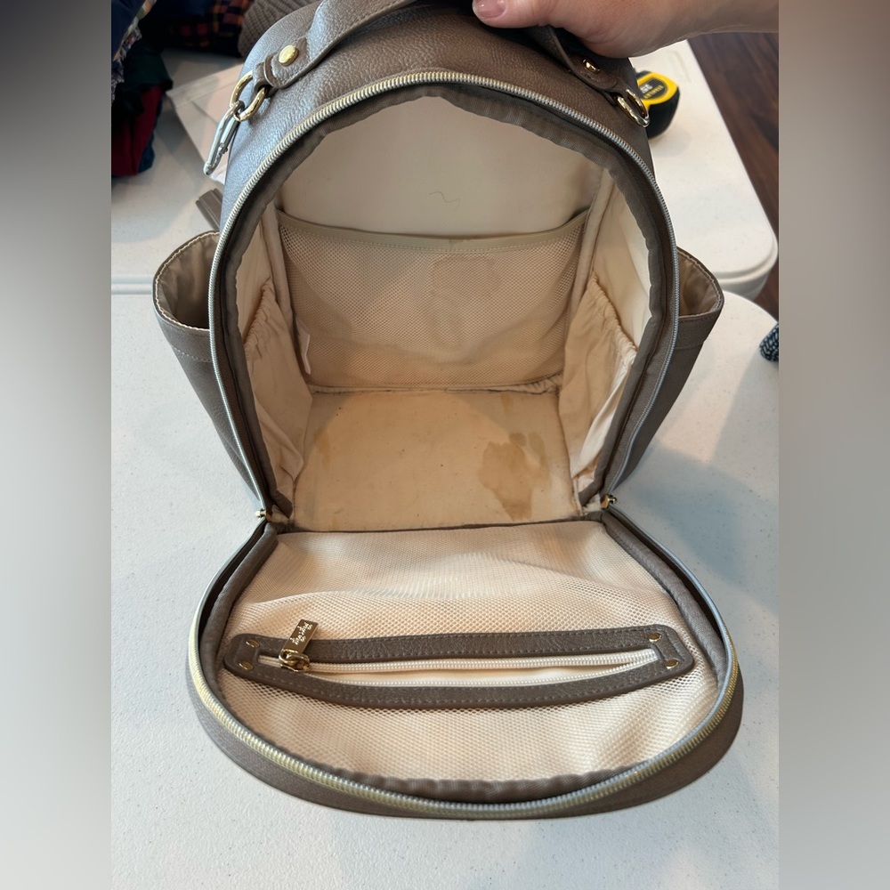 Itzy Ritzy Mini Plus™ Diaper Bag in tan - Picture 3 of 5